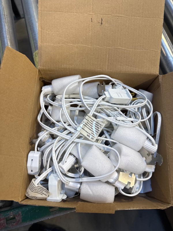Photo 1 of Meonum Accessory Cord with 3 LED Light Bulbs, 8.2 Ft Indoor Blow Mold Light Cord with Female Plug for Halloween Pumpkins Christmas Village Houses and Craft Projects Decoration, Warm White (6 Pack)