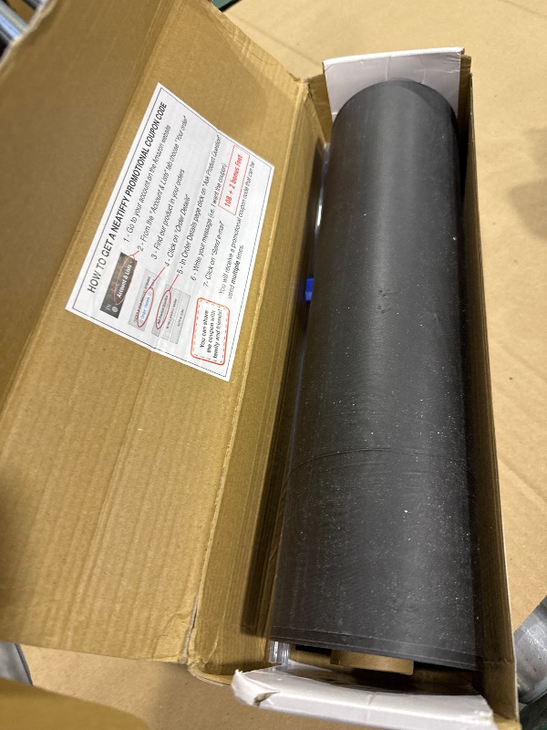 Photo 1 of Neatiffy Disposable Plastic Table Cloth Roll | 54 in x 108 Ft Waterproof Tablecloth | Table Cover for Rectangle, Square, Round Oval Tables | Picnic, Party, Banquet, Birthdays, Weddings - Black
