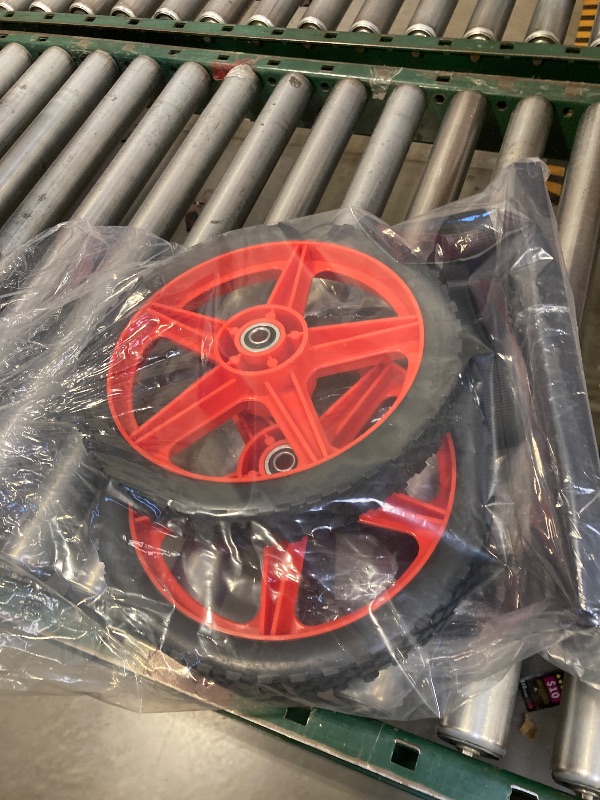 Photo 1 of Upgraded Cooler Wheel Kit for Yeti/RTIC/Igloo Coolers Wheel Spacing up to19.8 Inches -12 IN Wheels Height Adjustable Cart Base for Ice Chest for Heavy Duty Coolers Camping Traveling Red&Black