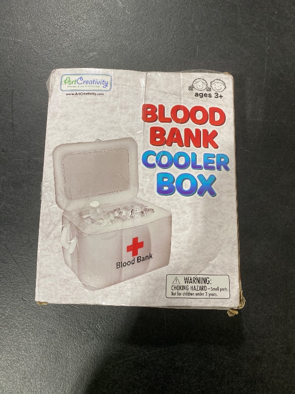 Photo 1 of ArtCreativity Halloween Inflatable Cooler - Hospital-Inspired Inflatable Drink Cooler Holder Chills Beverage, Snacks - Blow Up Halloween Party Decorations - Nurse Graduation Decorations