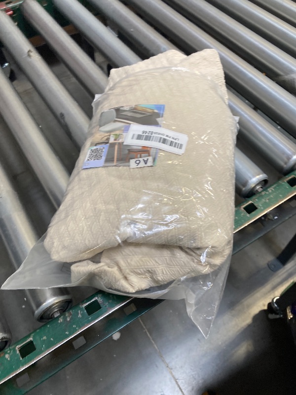 Photo 1 of BUYUE Dining Room Chair Seat Covers Set of 6, TPU not Mixed, Friendly Jacquard Fabric Stretch Washable Slipcover for Kitchen Seat Cushions, Beige-6PCS