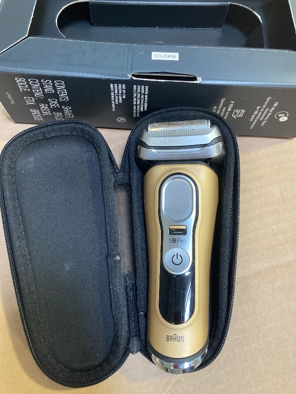 Photo 1 of Braun Series 9 Pro 9419s Electric Shaver for Men, Wet & Dry Shave, Shaving Kit with 4+1 Head with ProLift Trimmer
