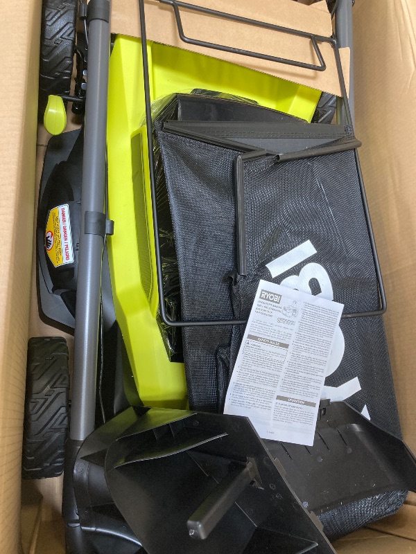 Photo 1 of RYOBI ONE 40V HP Brushless 20 in. Cordless Battery Walk Behind Push Mower with 6.0 Ah Battery and Charger, Gray, RY401170VNM