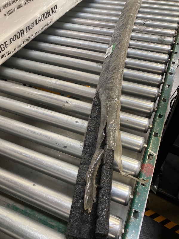 Photo 1 of 48 in. x 3 in. x 3 in. Black Brickface Rubber Landscape Edging