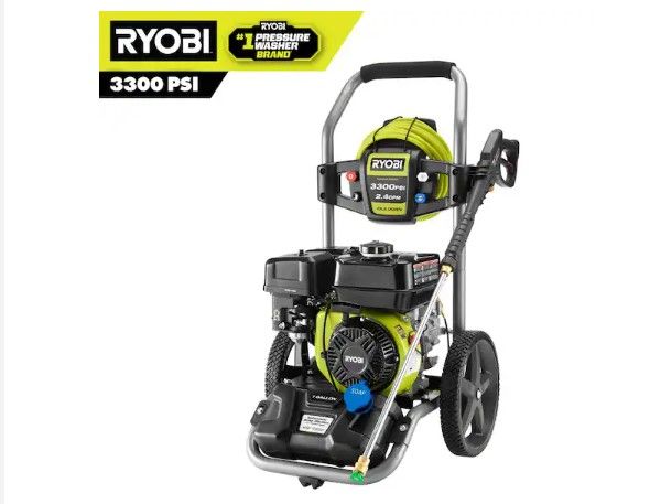Photo 1 of 3300 PSI 2.4 GPM Cold Water Gas Pressure Washer with 212cc Engine