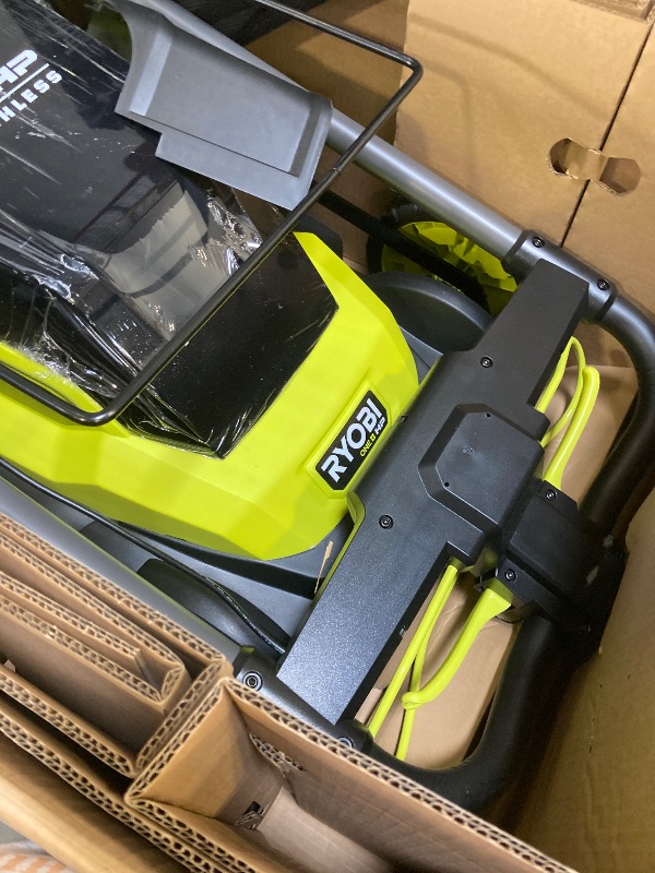 Photo 1 of ONE+ HP 18V Brushless 20 in. Cordless Battery Walk Behind Self-Propelled Lawn Mower w/ (2) 6.0 Ah Batteries and Chargers