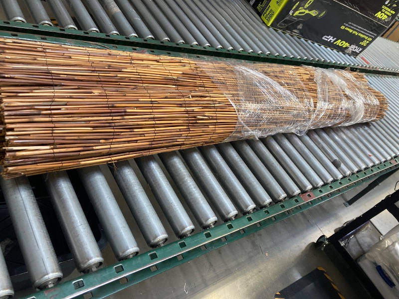 Photo 1 of 6 ft. H x 16 ft. W Carbonized Reed Fence