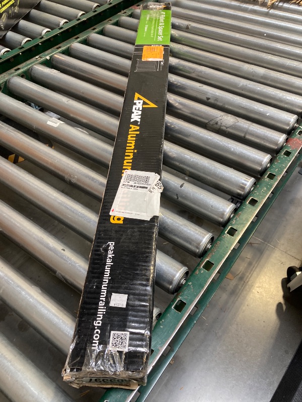 Photo 1 of 4 ft. Aluminum Standard Picket and Spacer Kit in Black