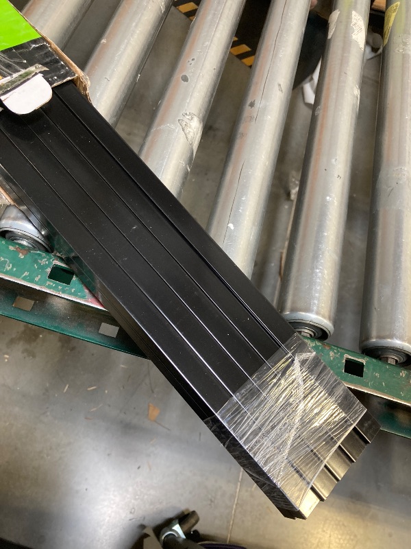 Photo 1 of 4 ft. Aluminum Standard Picket and Spacer Kit in Black