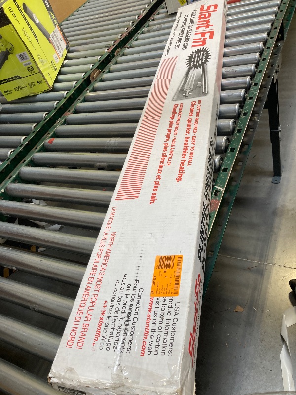 Photo 1 of Fine/Line 30 5 ft. Hot Water Baseboard with Fully Assembled Element and Enclosure in Nu White