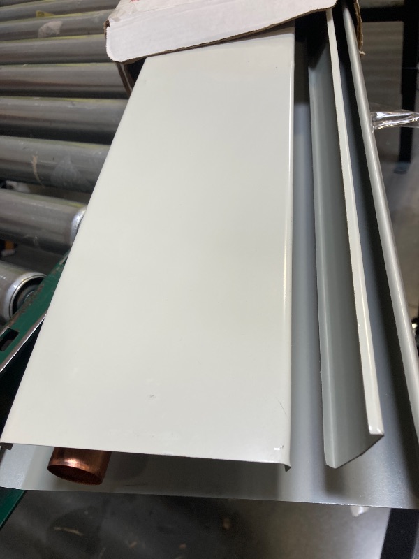 Photo 1 of Fine/Line 30 5 ft. Hot Water Baseboard with Fully Assembled Element and Enclosure in Nu White