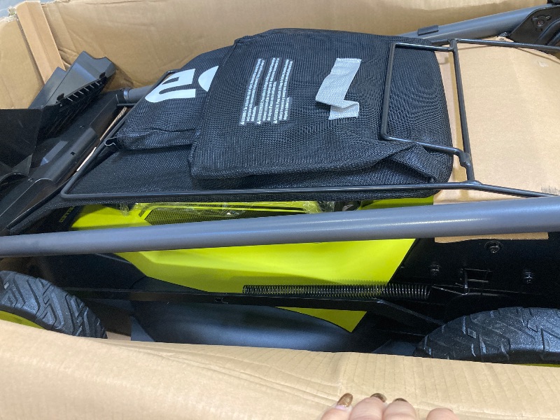 Photo 1 of 40V HP Brushless 20 in. Cordless Electric Battery Walk Behind Self-Propelled Lawn Mower with 6.0 Ah Battery and Charger