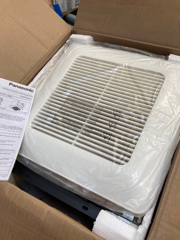Photo 1 of WhisperSense DC Fan with Motion and Humidity Sensors Delay Timer and Pick-A-Flow Speed Selector 50, 80 or 110 CFM
