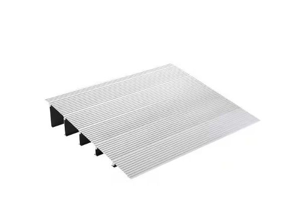Photo 1 of Door Threshold Ramp 5 in. Rise 800 lbs. Load Capacity Door Ramp for Wheelchairs Aluminum Threshold Ramp