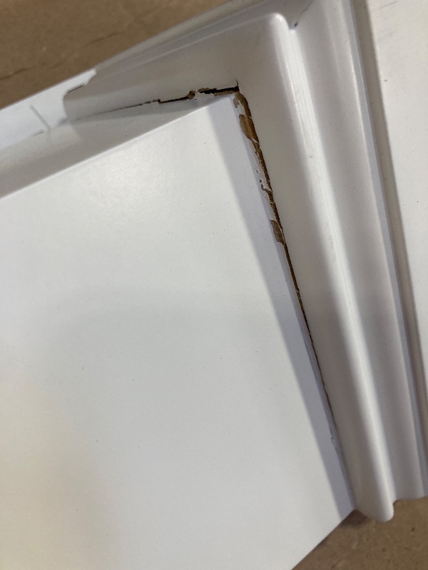 Photo 1 of Avondale/Leyton 5.75 in. W x 5.75 in. D x 34.5 in. H Corner Post End Panel in Alpine White