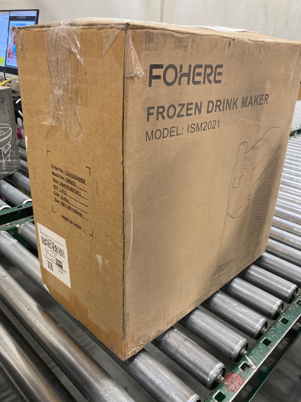 Photo 1 of Slushie Machine, No Ice Needed, 68 oz FOHERE Slushy Machine for Home with Self-Clean Function, Professional Frozen Margarita Machine, 5 Preset Programs, Frozen Margarita, Frappé, Milkshake, and More