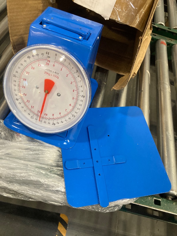 Photo 1 of 44LBS Heavy-Duty Mechanical Kitchen and Food Scale, Highly Accurate 0.1kg/0.22 lbs Food Scale for supermarkets, Food Markets, Snack Shops, Kitchen Scale with Stainless Steel Platform