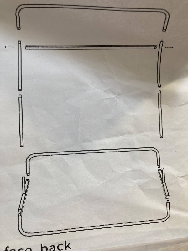 Photo 1 of Metal Clothes Rack -Gold