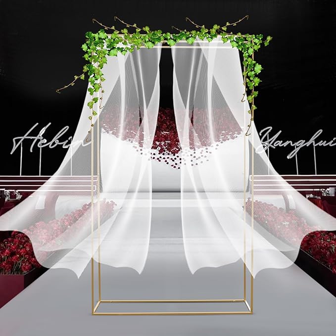 Photo 1 of Wedding Arch Wedding Ceremony Canopy Photography Backdrop Stand Kit for Wedding Decoration,Valentine's Day Decoration,Outdoor Wedding Backdrop, Etc