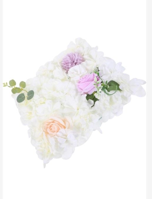 Photo 1 of 11 PACK  Vaguelly Artificial Flower Wall Panel Lifelike Decorative Silk Floral Decor for Weddings Home and Party Backdrops Faux Flower Arrangement Leaves