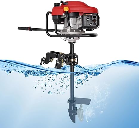 Photo 1 of Stroke Outboard Motor with Air-Cooled, 200cc Heavy Duty Gas Fishing Boat Engine