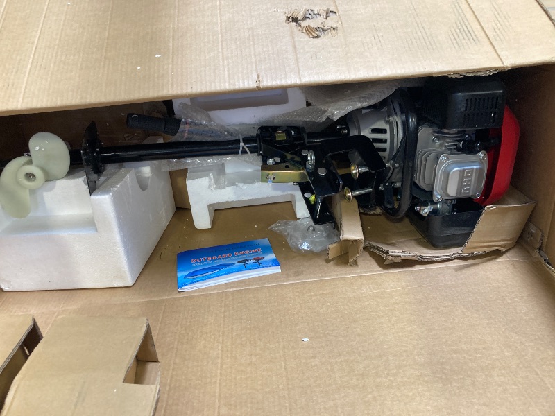 Photo 1 of Stroke Outboard Motor with Air-Cooled, 200cc Heavy Duty Gas Fishing Boat Engine
