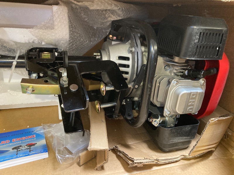Photo 1 of Stroke Outboard Motor with Air-Cooled, 200cc Heavy Duty Gas Fishing Boat Engine