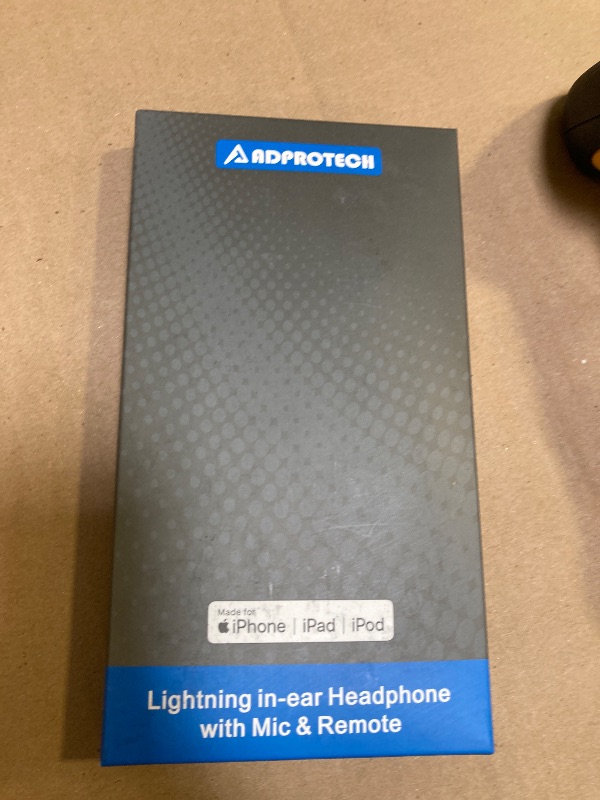 Photo 1 of ADPROTECH Lightning Earbuds with Ear-Hook Sports Earphones for iPhone 14/13/12/11 Pro Max/X/XS Max/XR - MFi Certified with Mic - Rose Gold