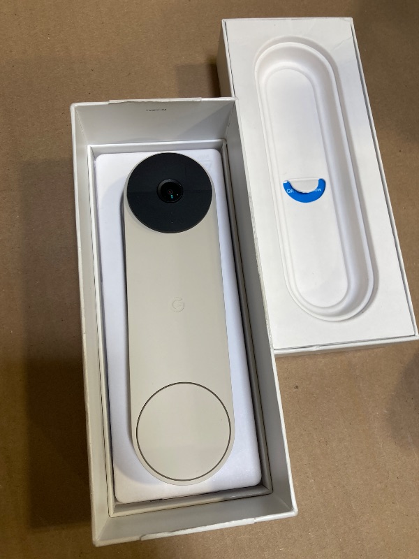 Photo 1 of Google Nest Doorbell (Battery) - Linen