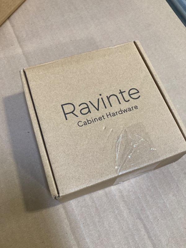 Photo 1 of Ravinte 12 Pack 4 Inch Kitchen Square Cabinet Handles Matte Black Pulls Black Drawer Pulls Kitchen Cabinet Hardware for Cupboard Drawer Handles