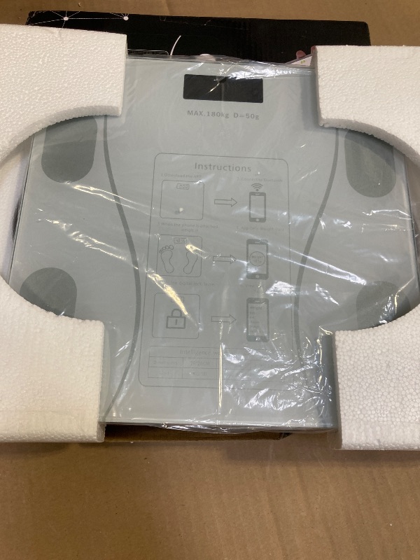 Photo 1 of Digital Simple and Practical Body Fat Scale with Smartphone App (White)