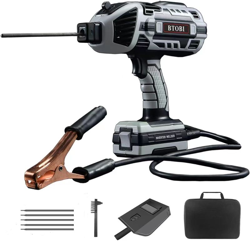 Photo 1 of Welding Machine,Portable ARC Welder Machine Gun,IGBT Standing Handheld Welding Machine, 6 variable current adjustment,suitable for 3/32"-1/8" Stick Welder,BTOBI 110V Welder Machine Kit
