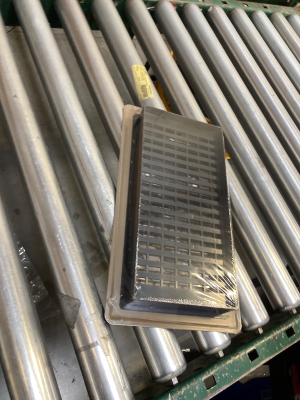 Photo 1 of HQZHQZ Floor Register 4x10, Floor Vent Covers for Home Floor Heavy Duty Steel Walkable Floor Vents Air Vent Covers for Sidewall and Floor
