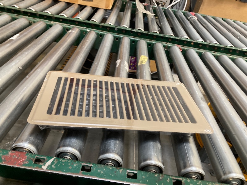 Photo 1 of HQZHQZ Floor Register 4x10, Floor Vent Covers for Home Floor Heavy Duty Steel Walkable Floor Vents Air Vent Covers for Sidewall and Floor

