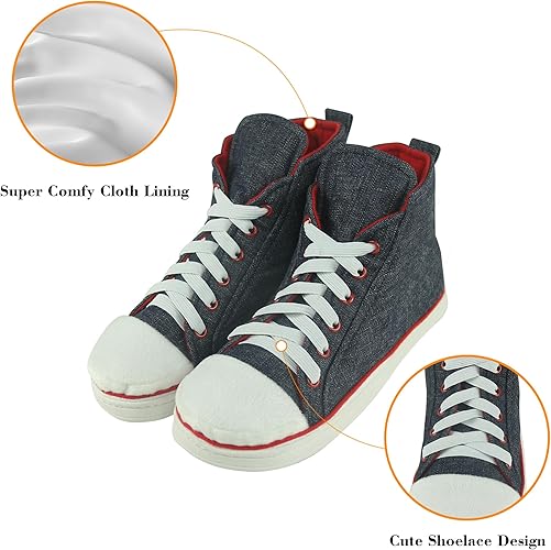 Photo 1 of Home Slipper Men's Winter Warm Plush Indoor House Outdoor Fashion Sneaker Slippers Boots medium 
