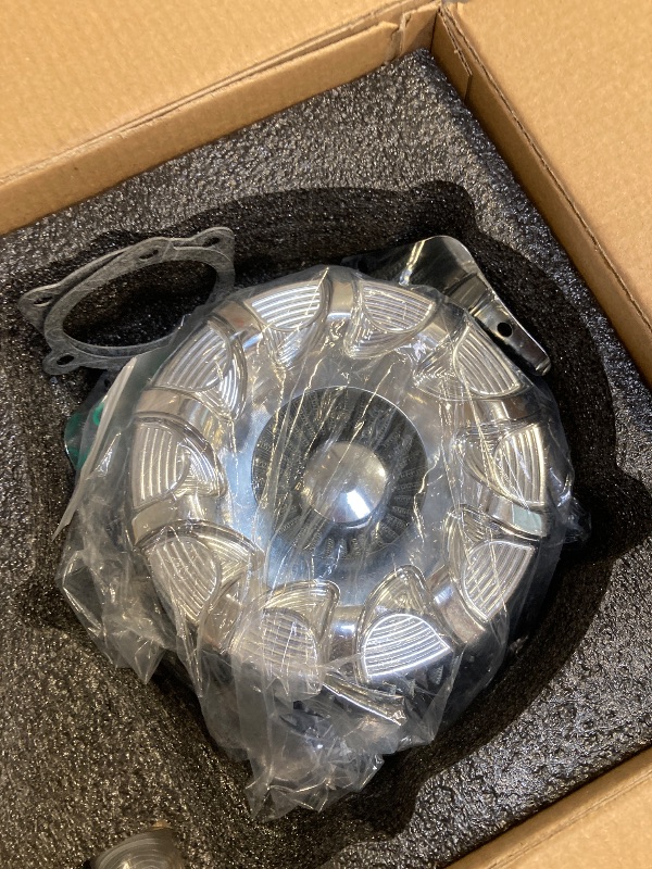 Photo 1 of For harley air cleaner filter Touring street glide road king electra tri trike Dyna Sportster XL 883 1200 Softail air intake (Drift style -Chromed, B-For Softail/Dyna 93-15 ?Touring 01-07)