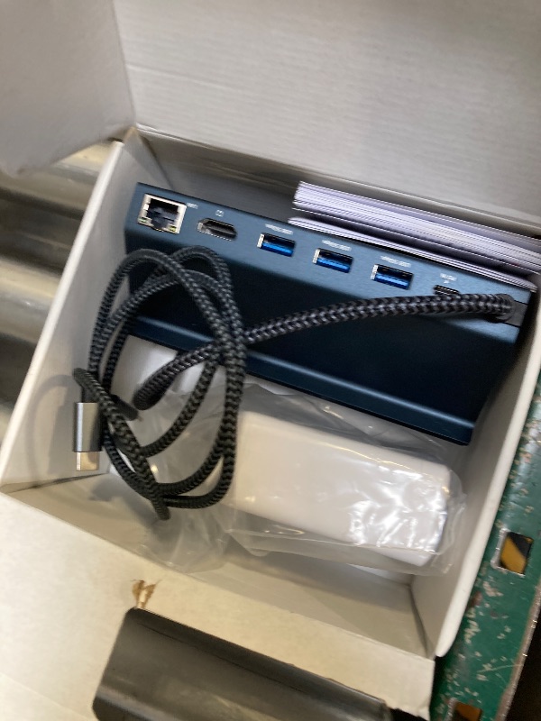 Photo 1 of iVANKY Legion Go/ROG Ally/Steam Deck Dock with 100W PD Charger, 8-in-1 Hub Docking Station with HDMI 4K@144Hz Gigabit Ethernet, USB-A 3.0, 100W Charging USB-C Port for Valve Stream Deck