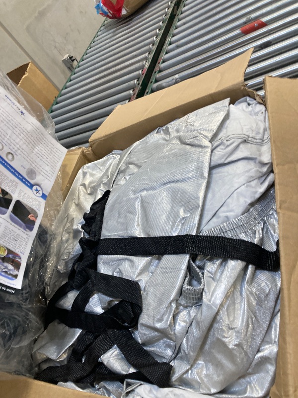 Photo 1 of EzyShade 10-Layer Truck Cover Waterproof All Weather. See Vehicle Size-Chart for Accurate Fit. Full Outdoor Pickup Truck Covers for F250 F150 Tundra Titan. Sun Wind Rain. Size T5 (See SizeChart)