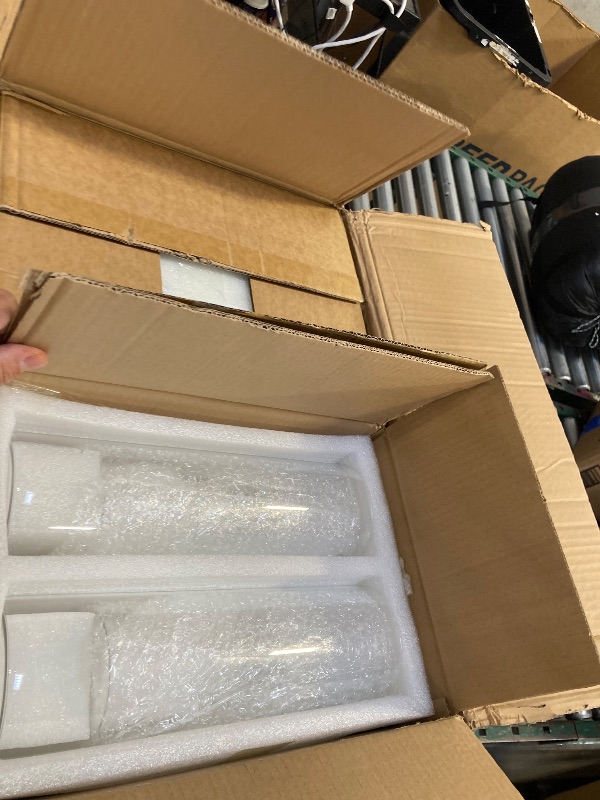 Photo 1 of 48 Pack Thick Glass Cylinder Vases 4,6,9,12 Inch Tall Clear Flower Vase Hurricane Floating Candle Holder for Table Centerpiece Wedding Home Decor