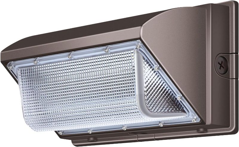 Photo 1 of ledmo LED Wall Pack 120W 5000K 15840LM Outdoor Security Flood Light Waterproof IP65 LED Wall Lights for Garage Warehouses Parking Lots
