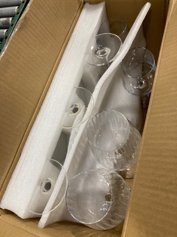 Photo 1 of YANGNAY Wine Glasses (Set of 12, 13 Oz), Clear Wine Glasses for Red or White Wine, Smooth Rim, Dishwasher Safe