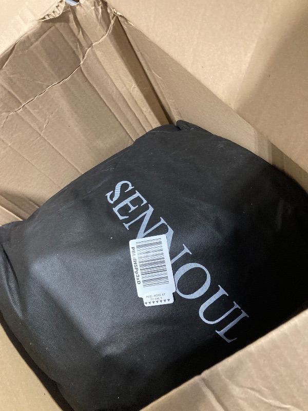 Photo 1 of SENNOUL Air Mattress Queen with Built in Pump - Upgraded Blow Up Bed,2 Mins Quick Self Inflatable and Deflate, 18"/650lbs Max, Strong Support, Flocked Top, Puncture Resistant, for Camping,Home,Guests