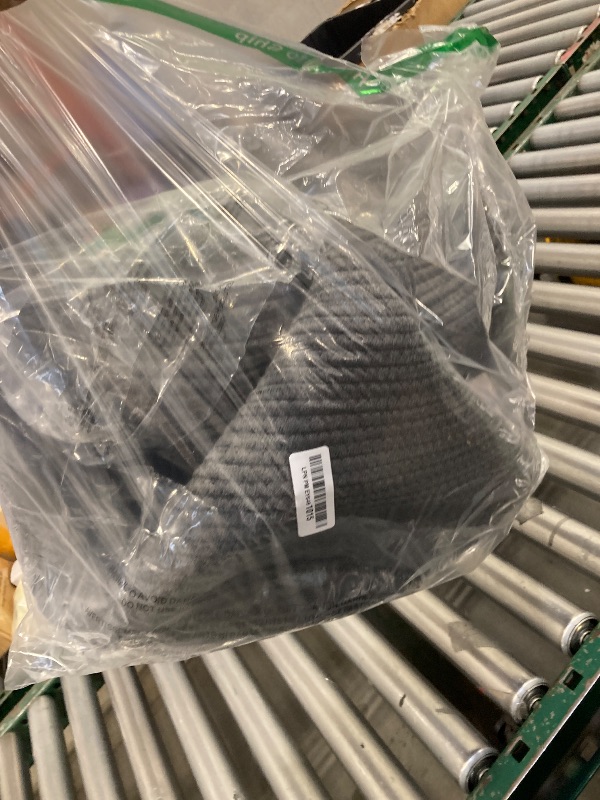 Photo 1 of MEGASKET Large Dark Grey Storage Basket, Woven Cotton Rope Baskets for Storage, Big Blanket Organizer Storage Basket for Living Room, Kids Room Toy Storage Organizer Box, Blanket Keeper (22"x14")
