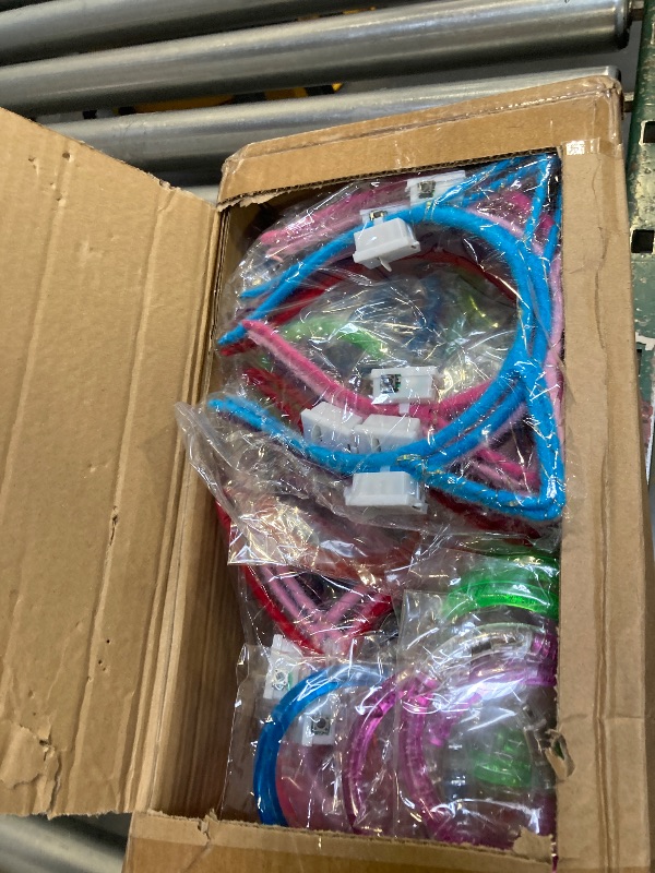 Photo 1 of Led  Toys Party Favors Glow in the Dark Party Supplies for Kid/Adults Halloween with Light Up Glasses,Rings,Fidget Spinner Bracelets,100 Glow Sticks Bulk Party Pack DIY Glow