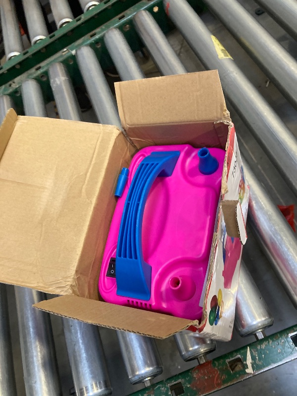 Photo 1 of Balloon Pump Electric, Portable Automatic Dual Nozzle Inflator 110V 600W with Tying Tools for Birthday Gender Reveal Baby Shower Balloons Party Decorations
