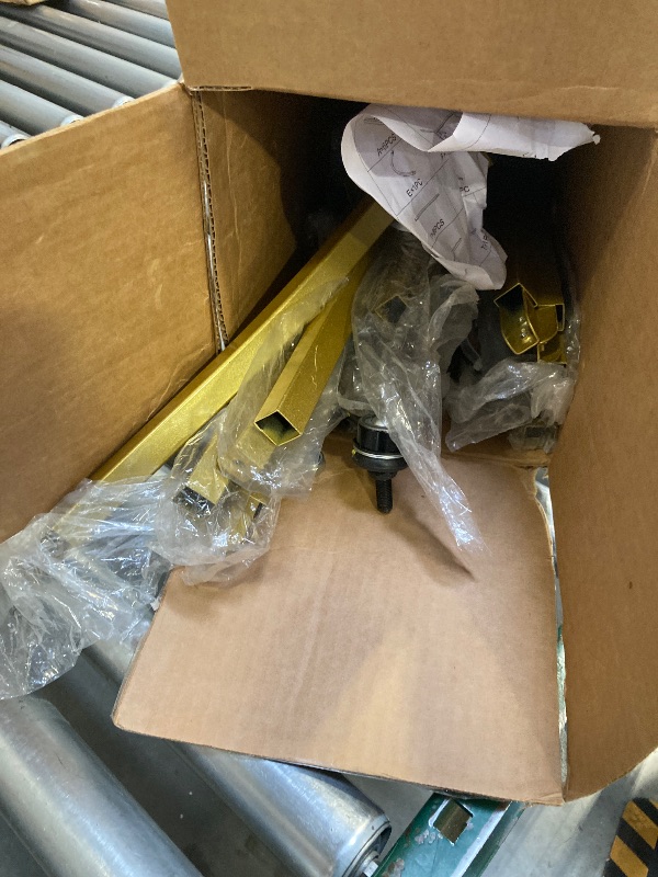 Photo 1 of 3 Pack Gold Metal Arch Backdrop Stand – 4FT 5FT 6FT Balloon Arch Frame for Weddings, Easy Assembly, Indoor Outdoor Use, with Storage Bag, Durable...