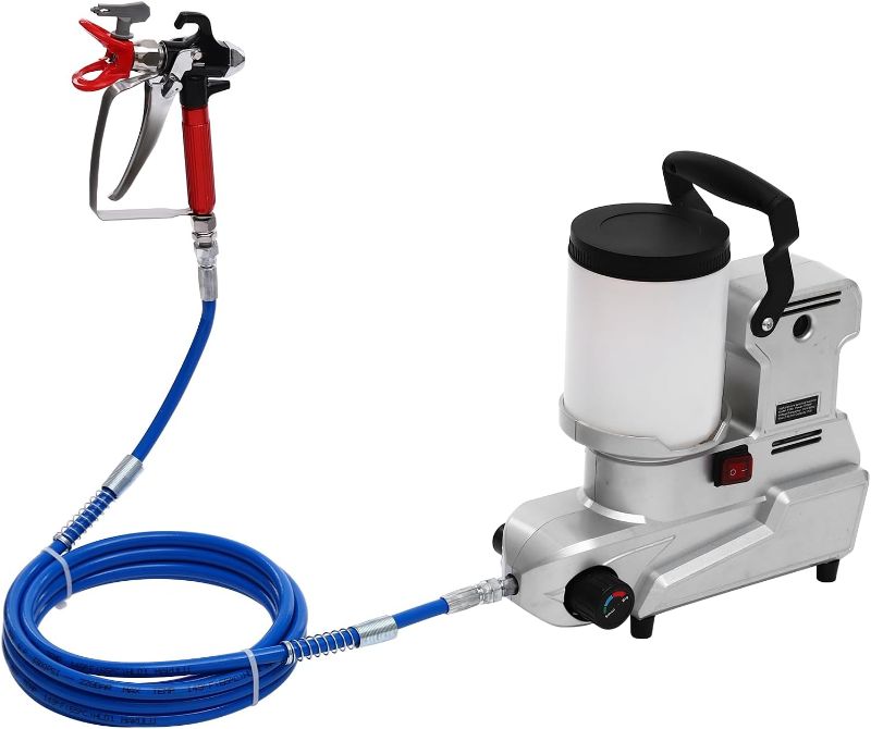 Photo 1 of Airless Paint Sprayer,1600W High Pressure Efficiency Airless Stand Sprayer for Home Interior, Exterior, Commercial Use, DIY Handyman-Professional Contractor Grade Spray Paint Machine