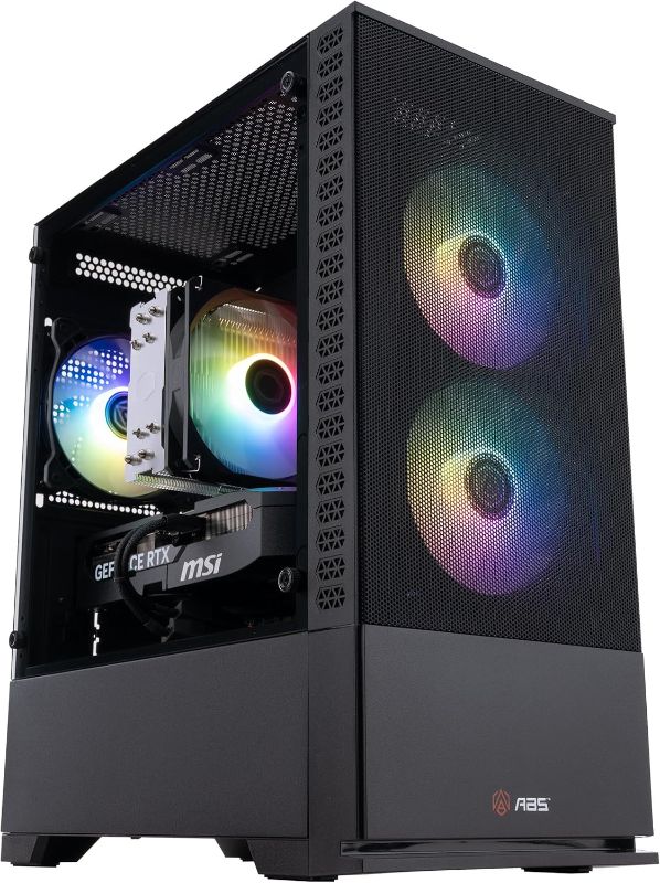Photo 1 of ABS Cyclone Aqua Gaming PC - Windows 11 - Core Ultra 7 265KF - GeForce RTX 5070 - DLSS 4 - AI-Powered Performance - 32GB DDR5 6000MHz - 1TB M.2 NVMe SSD - CA265KF5070
