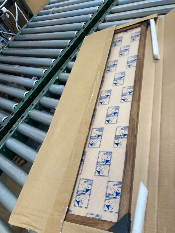 Photo 1 of 10x30 Frame Rustic Brown, Distressed 30x10 Picture Frame, Art Pic Hanging Poster Frame, 10 by 30 Gallery Family Concert Portrait Wall Photo Frame Anniversary/Birthday/Wedding/Thank you/Christmas Gift