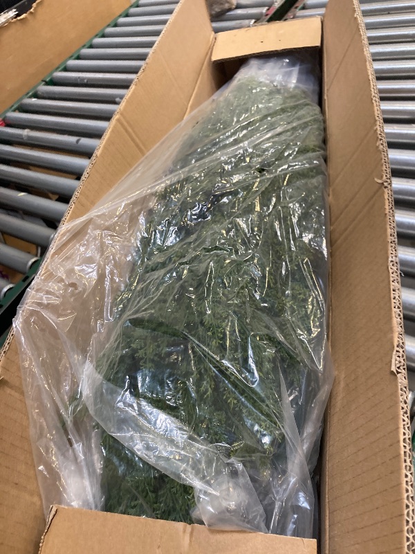 Photo 1 of Artificial Topiary Trees 3 Foot Artificial Cedar Trees UV Resistant Potted Plant Set of 2 Faux Bushes Fake Shrubs for Outdoor Indoor Front Porch Garden
